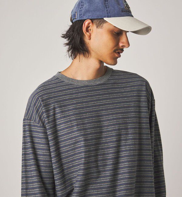 STEVEN ALAN「＜Steven Alan＞ オーガニックコットン ボーダー カットソー」|Tシャツ・カットソー|