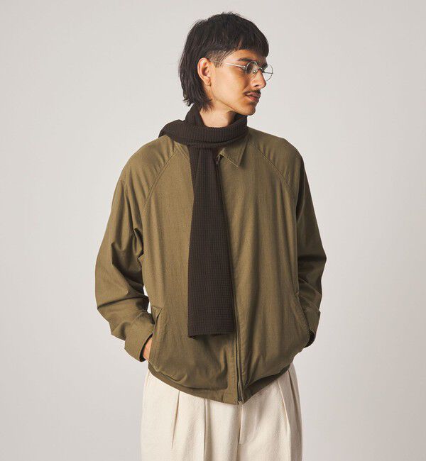 STEVEN ALAN「＜Steven Alan＞ ブラッシュド コットンポプリン ジャケット」|ブルゾン・スタジャン|