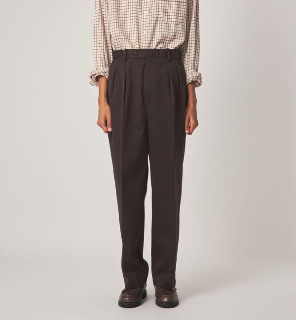 STEVEN ALAN「＜Steven Alan＞ ウエポン ニドム イン ツープリーツ ドレス トラウザーズ II」|チノ|