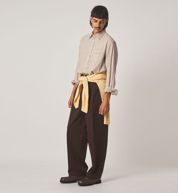 STEVEN ALAN「＜Steven Alan＞ ウエポン ニドム イン ツープリーツ ドレス トラウザーズ II」|チノ|