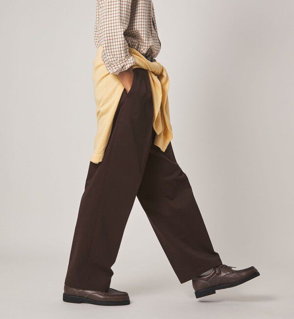 STEVEN ALAN「＜Steven Alan＞ ウエポン ニドム イン ツープリーツ ドレス トラウザーズ II」|チノ|