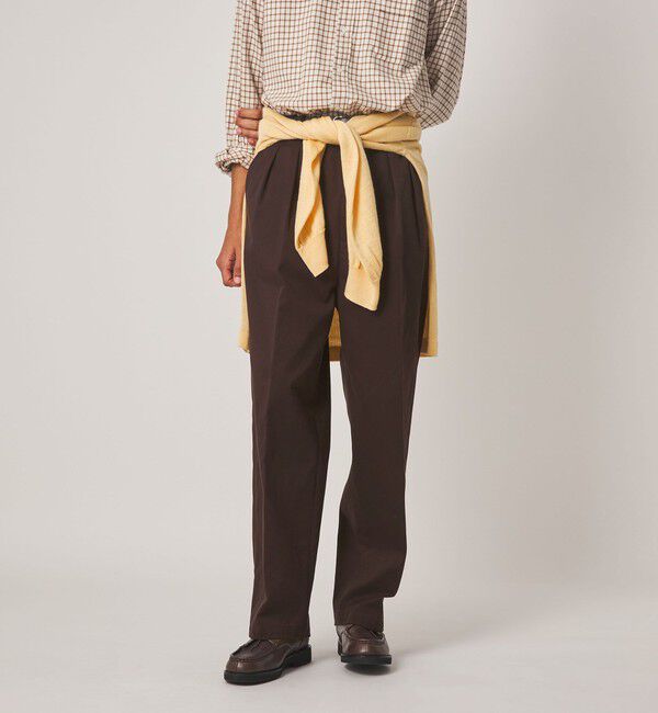 STEVEN ALAN「＜Steven Alan＞ ウエポン ニドム イン ツープリーツ ドレス トラウザーズ II」|チノ|