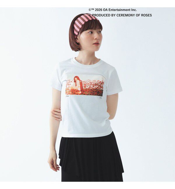Ray BEAMS 「JENNIE / Compact T-shirt」|Tシャツ・カットソー|WHITE_RED