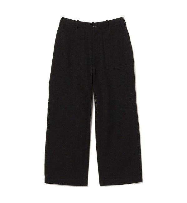 BEAMS「BEAMS｜【別注】UNIVERSAL OVERALL / MESH CRAZY BAKER PANTS」|その他|BLACK