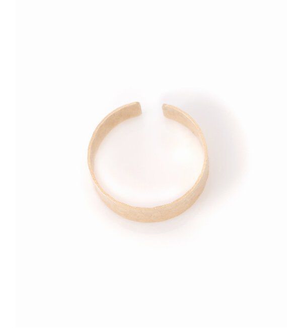Lilas by Spick&Span「5mmテクスチャースリットリング K10」|リング|