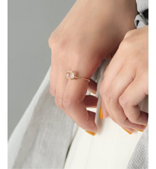 Lilas by Spick&Span「スフィアクォーツダイヤリング K10」|リング|