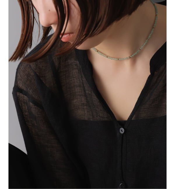 Spick and Span「【SAMH by LILAS】アベンチュリンネックレス SV」|ネックレス|