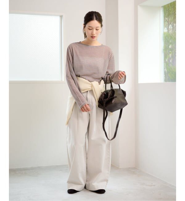 FRAMeWORK「SLOUCHY LIGHT CHINO パンツ」|チノ|