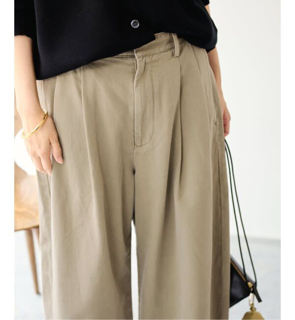 FRAMeWORK「SLOUCHY LIGHT CHINO パンツ」|チノ|