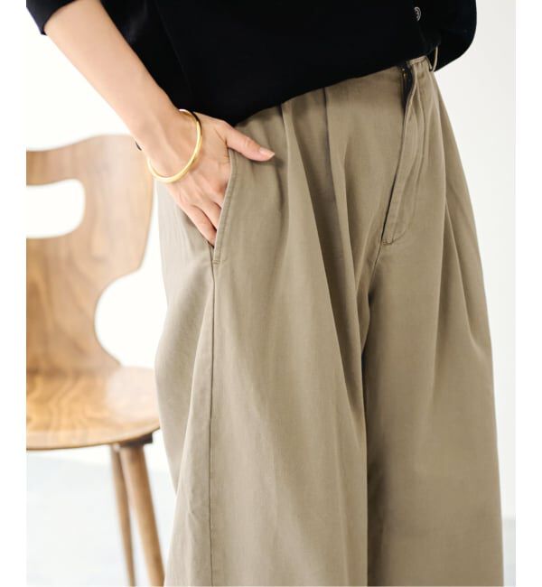 FRAMeWORK「SLOUCHY LIGHT CHINO パンツ」|チノ|