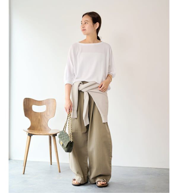 FRAMeWORK「SLOUCHY LIGHT CHINO パンツ」|チノ|