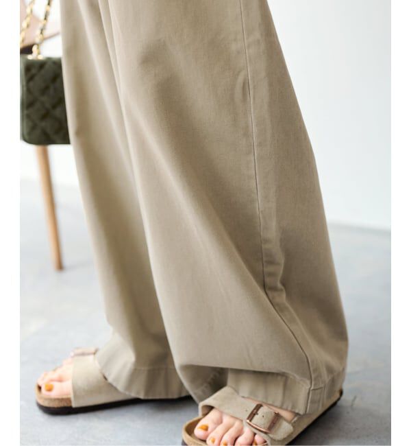 FRAMeWORK「SLOUCHY LIGHT CHINO パンツ」|チノ|