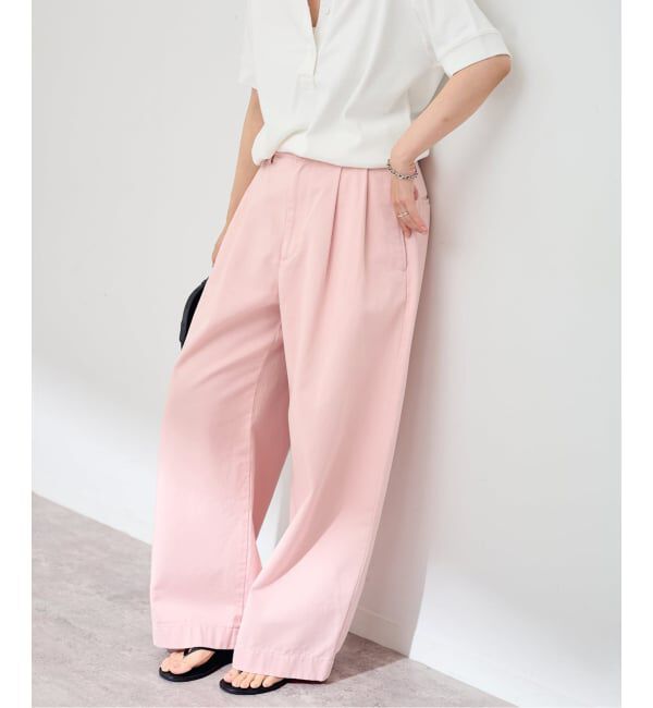 FRAMeWORK「SLOUCHY LIGHT CHINO パンツ」|チノ|