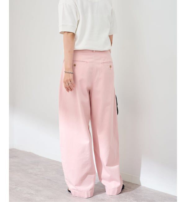 FRAMeWORK「SLOUCHY LIGHT CHINO パンツ」|チノ|