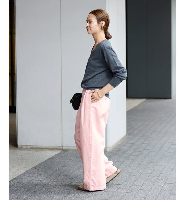 FRAMeWORK「SLOUCHY LIGHT CHINO パンツ」|チノ|