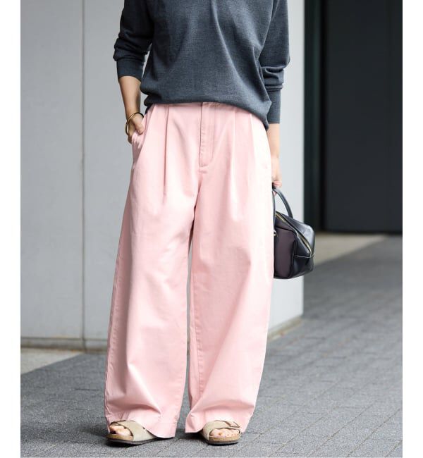 FRAMeWORK「SLOUCHY LIGHT CHINO パンツ」|チノ|