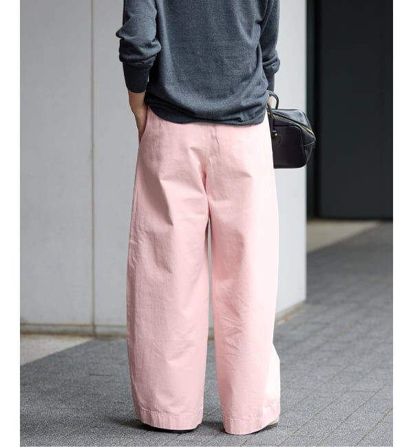 FRAMeWORK「SLOUCHY LIGHT CHINO パンツ」|チノ|