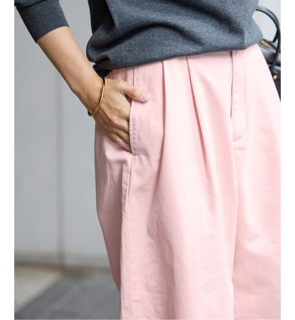 FRAMeWORK「SLOUCHY LIGHT CHINO パンツ」|チノ|