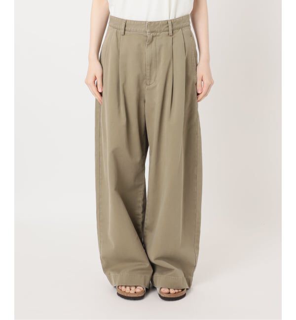 FRAMeWORK「SLOUCHY LIGHT CHINO パンツ」|チノ|