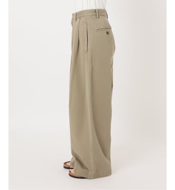 FRAMeWORK「SLOUCHY LIGHT CHINO パンツ」|チノ|