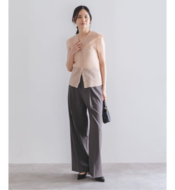 NOBLE「《追加》エステルツイルストレッチスラックスパンツ」|スラックス|