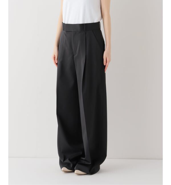 NOBLE「《追加》エステルツイルストレッチスラックスパンツ」|スラックス|