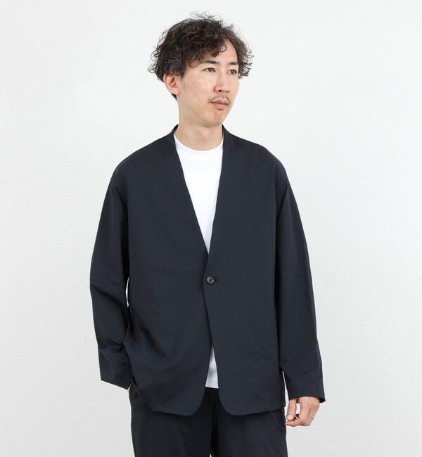 NOLLEY'S goodman「《ビジカジ/セットアップ対応》Vertical 冷感トリコットカーディガン 26SS」|カーディガン|