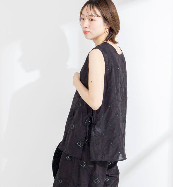 NOLLEY'S「2WAYインド刺繍ベスト」|シャツ・ブラウス|