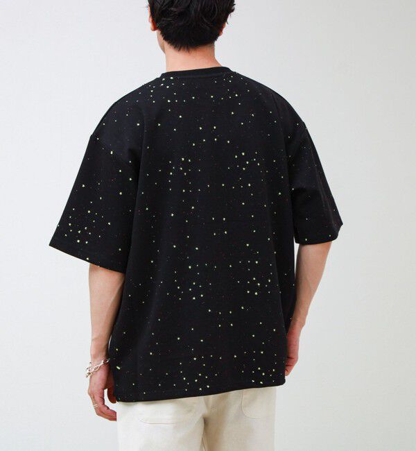 GLOSTER「星穴ネップボンディング クルーネックTシャツ」|Tシャツ・カットソー|