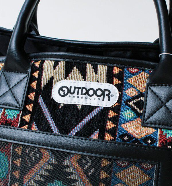 GLOSTER「【WEB限定】【OUTDOOR PRODUCTS】ジャガードマルシェバッグ」|トートバッグ|