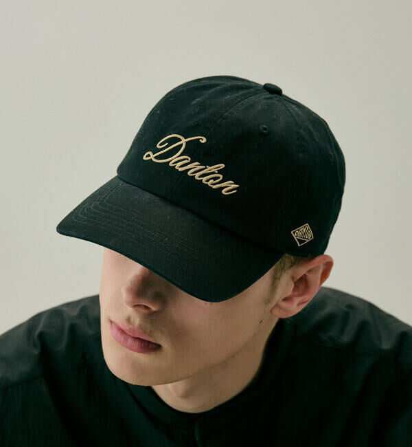 DANTON「DANTON |チノクロス 配色6パネルキャップ UNISEX」|キャップ・キャスケット|BLACK