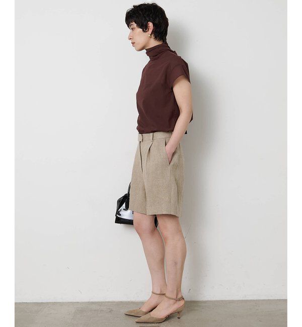  「リネンハーフタックパンツ」|その他|