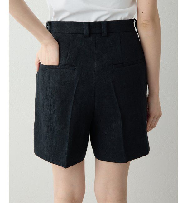  「リネンハーフタックパンツ」|その他|