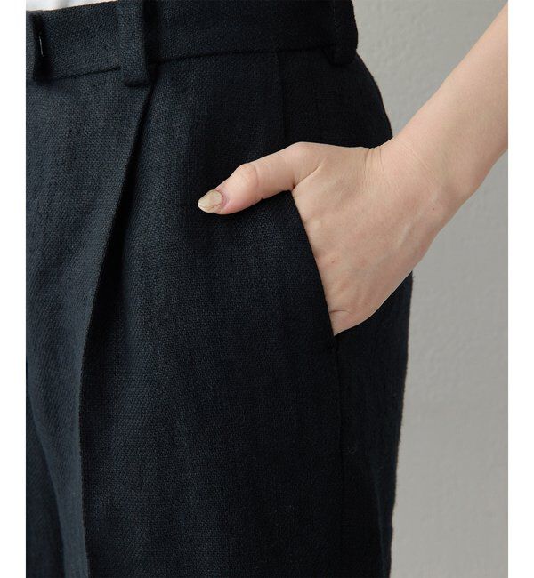  「リネンハーフタックパンツ」|その他|