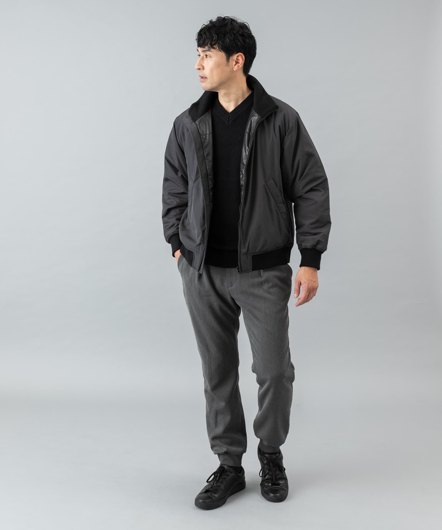URBAN RESEARCH ROSSO「『XLサイズあり』NOUVELLE中綿スタンドブルゾン」|ブルゾン・スタジャン|