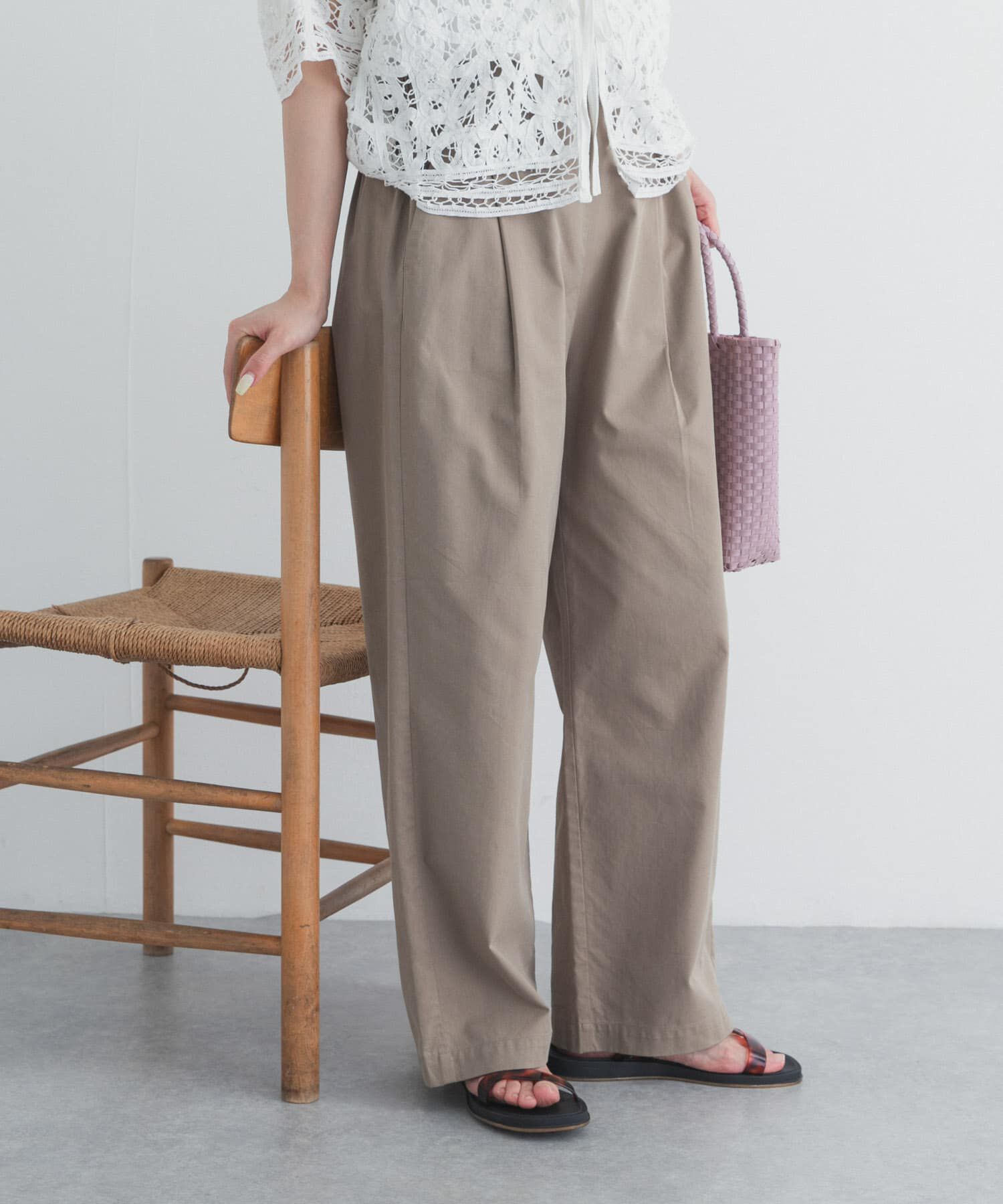 URBAN RESEARCH DOORS「レーヨンコットンイージーパンツ」|その他|