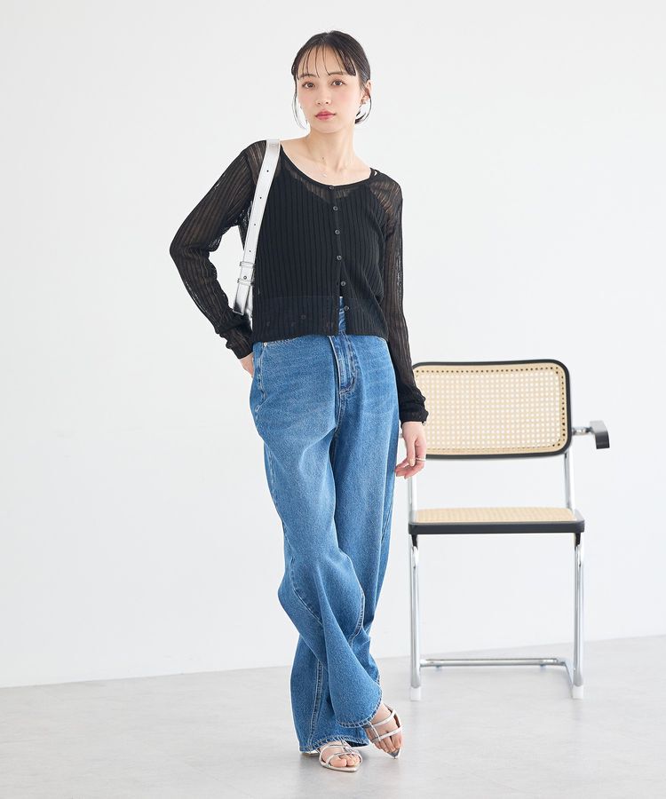 earth music&ecology「レースリブキャミソール」|インナー|
