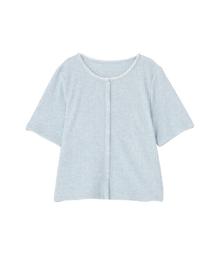 earth music&ecology「チェーンリブラメカットソー」|Tシャツ・カットソー|