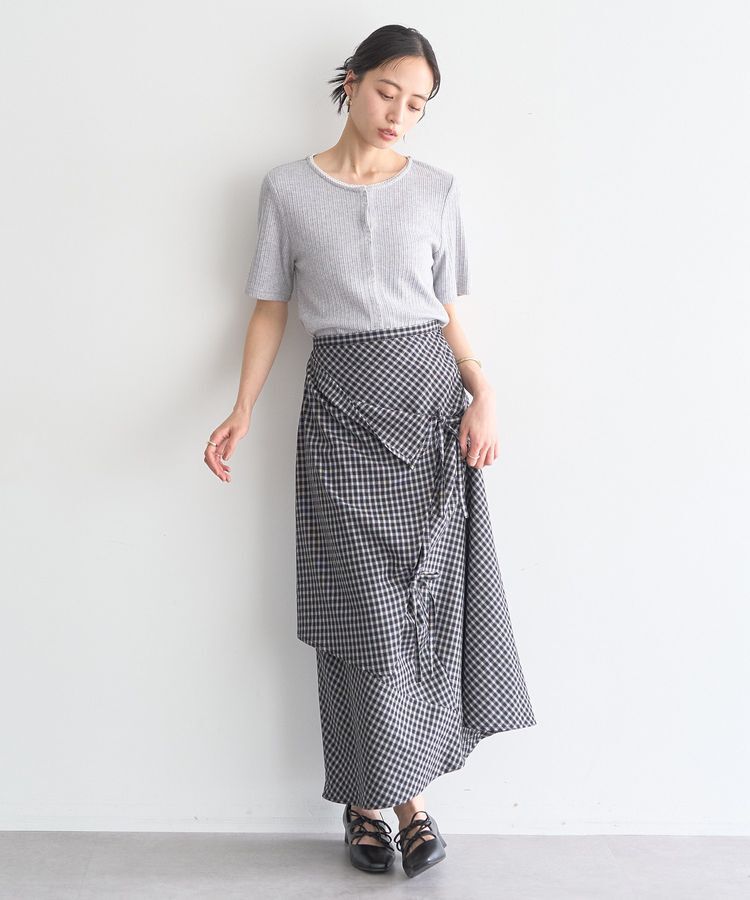 earth music&ecology「チェーンリブラメカットソー」|Tシャツ・カットソー|