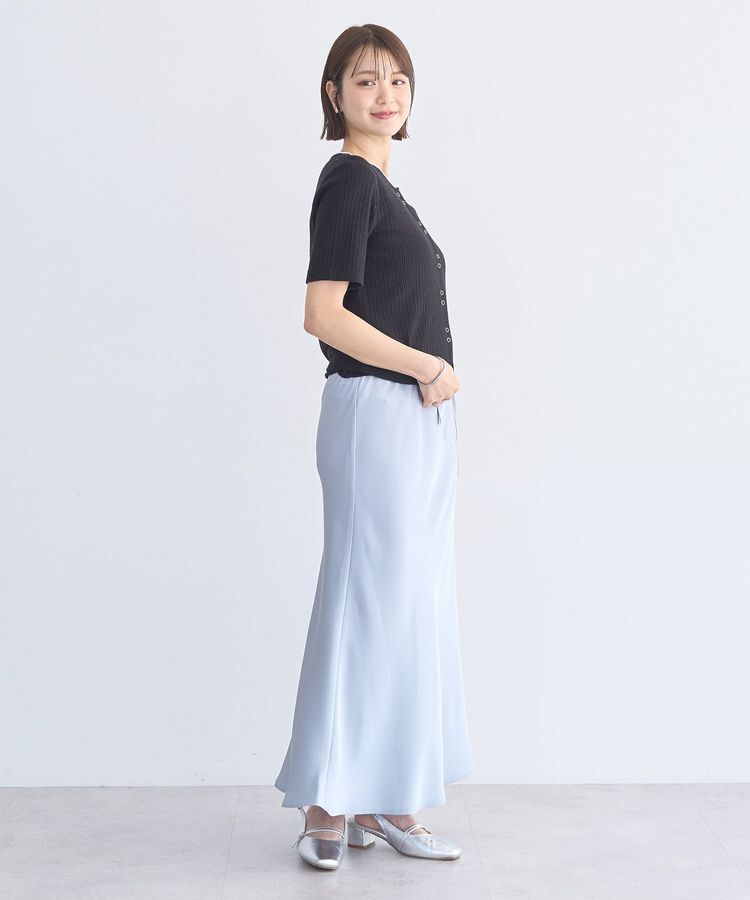 earth music&ecology「チェーンリブラメカットソー」|Tシャツ・カットソー|