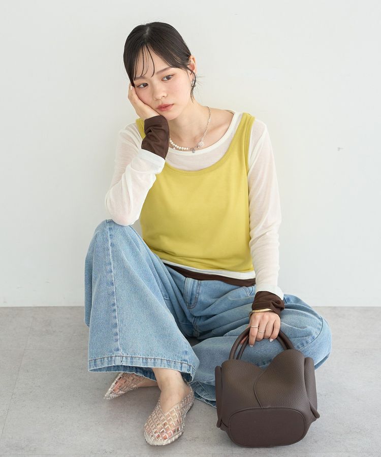 earth music&ecology「チューリップバッグ」|ハンドバッグ|