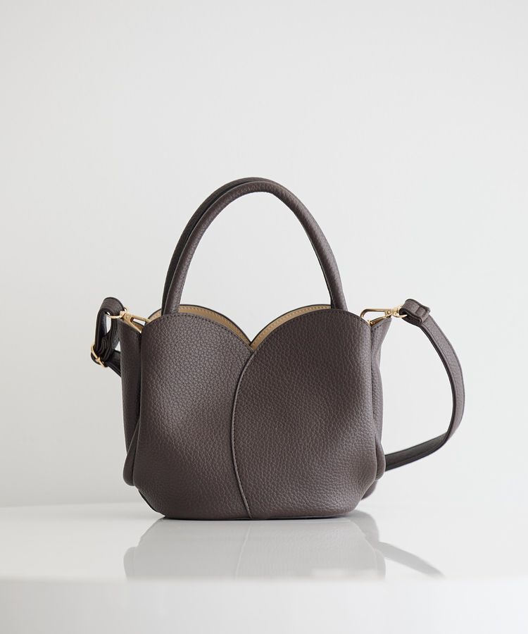 earth music&ecology「チューリップバッグ」|ハンドバッグ|Brown