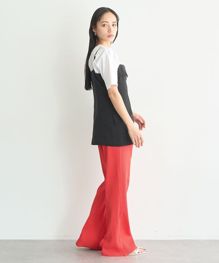 earth music&ecology「【接触冷感】バックデザインカットプルオーバー」|Tシャツ・カットソー|