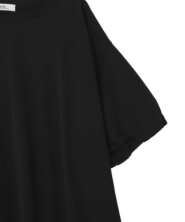 earth music&ecology「アシメレースビッグTシャツ」|チュニック|