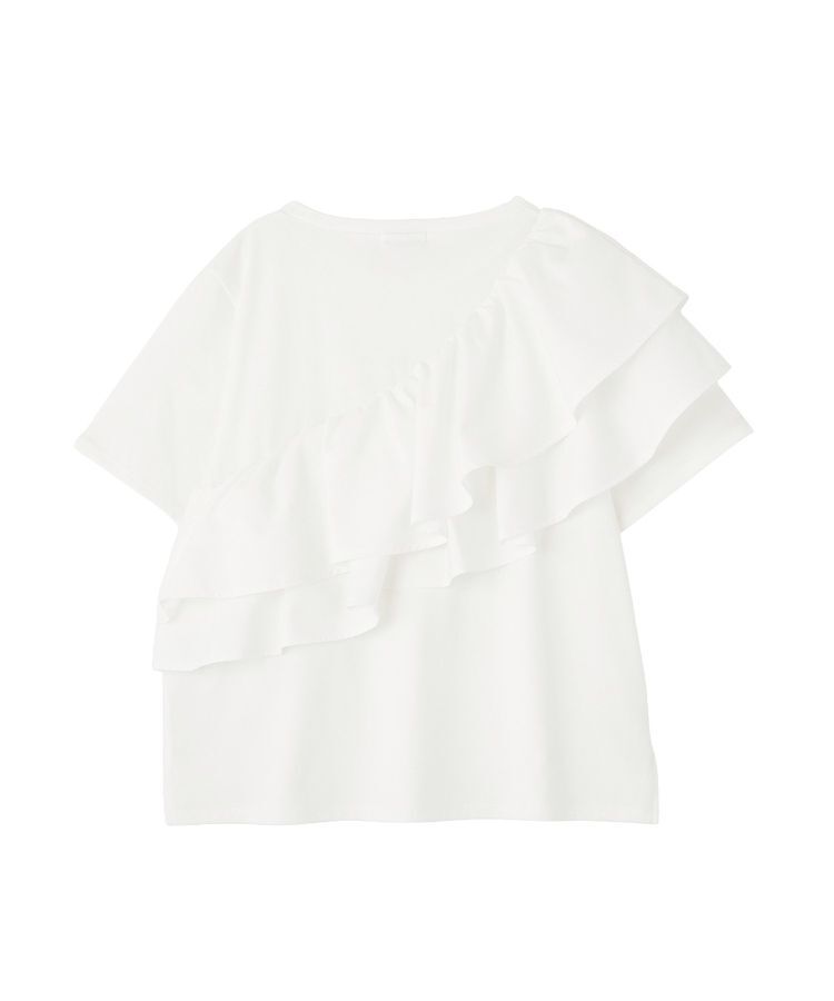 earth music&ecology「【接触冷感】フリルプルオーバー」|Tシャツ・カットソー|