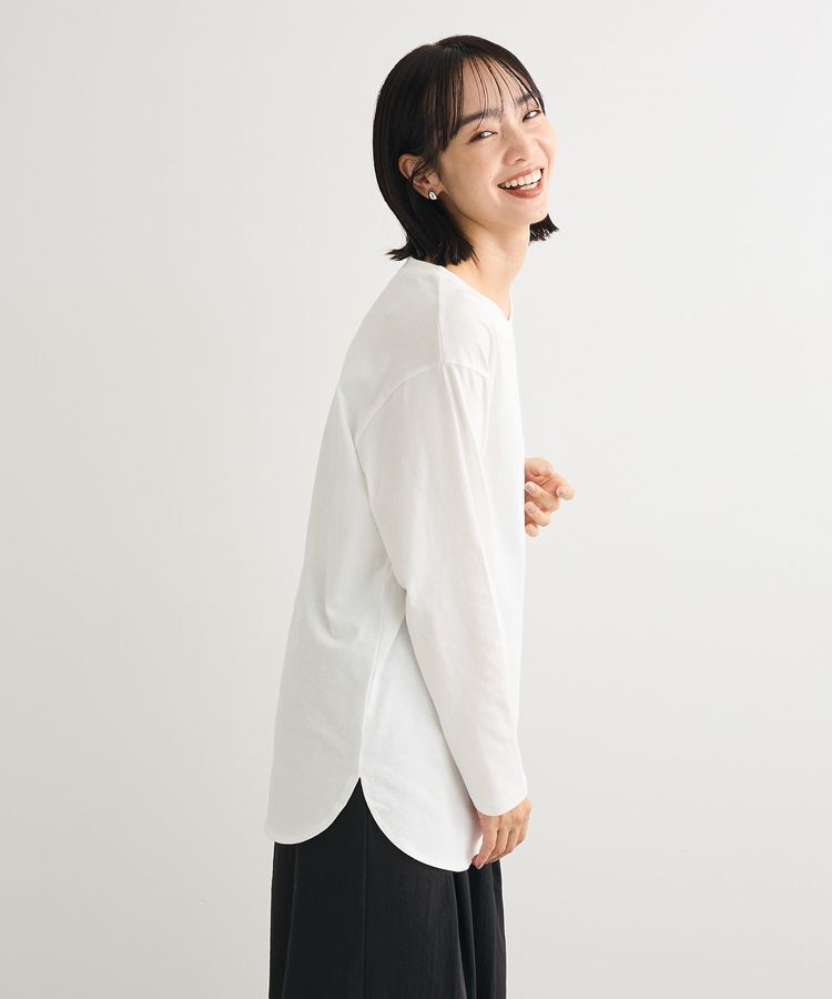 Green Parks「【WEB限定】裾ラウンドホワイトインナー」|インナー|