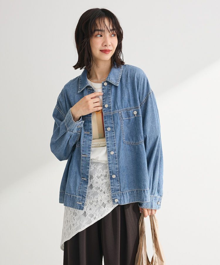 Green Parks「シアーデニムシャツGジャン」|シャツ・ブラウス|Indigo