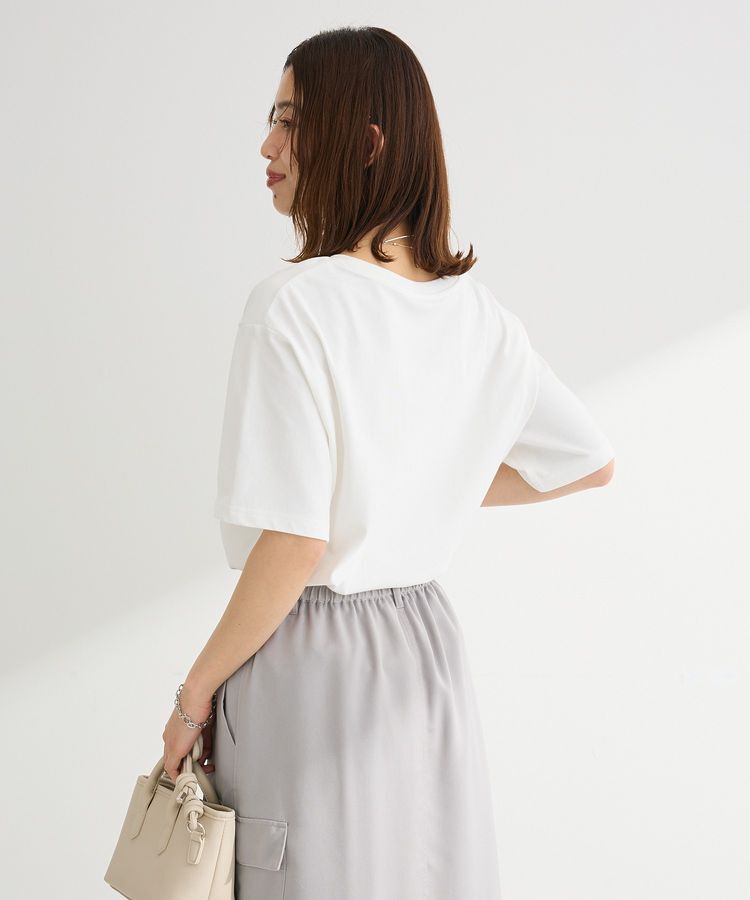 Green Parks「【適ON】多段きれい目ロゴTシャツ」|Tシャツ・カットソー|