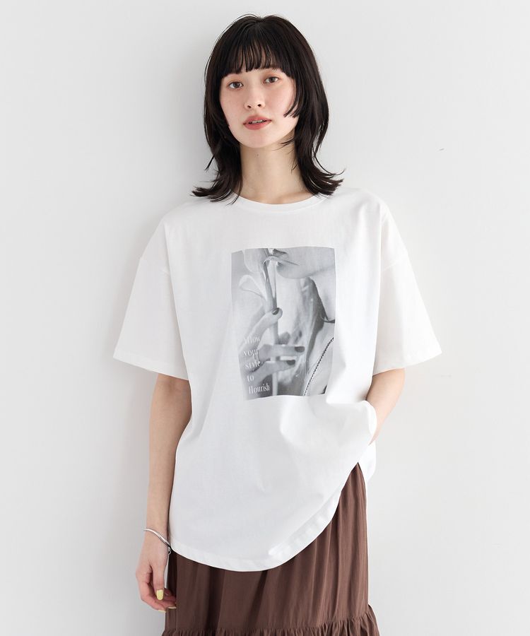 YECCA VECCA「【UVカット】フォトプリントTee」|Tシャツ・カットソー|
