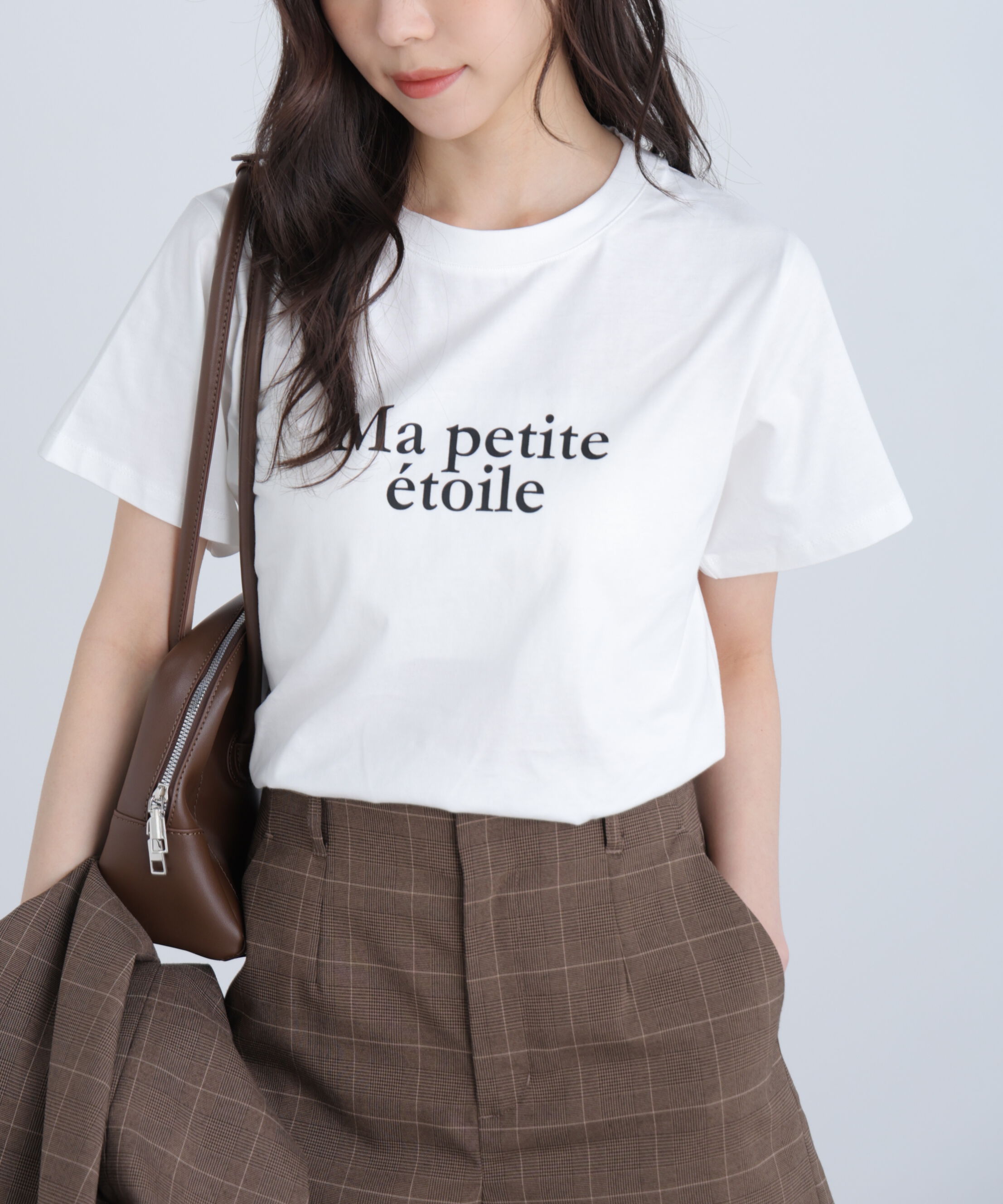  「フレンチロゴプリントTシャツ」|Tシャツ・カットソー|オフ